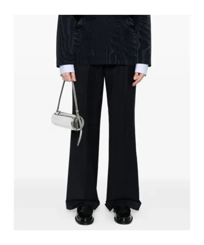 Berwich Simonadr High-waisted Pants In Blue