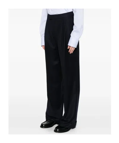 Berwich Simonadr High-waisted Pants In Blue