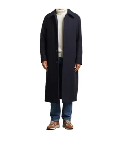 Sunflower Long-sleeved Coat In Black