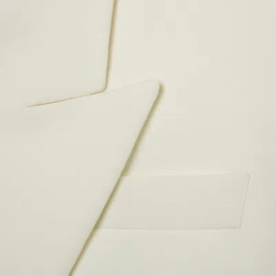 Gucci Double-breast Technical Panama Jacket In White