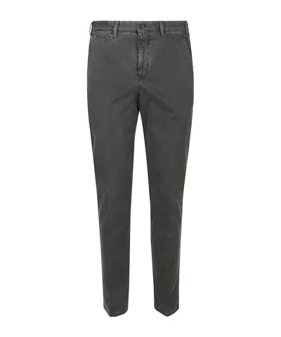 Pt Torino Cotton-blend Trousers In Black