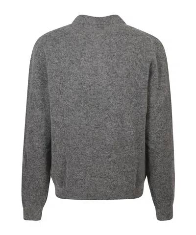 Sunflower Long-sleeved Sweater In Gray