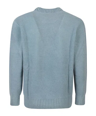 Altea Long-sleeved Crewneck Jumper In Blue