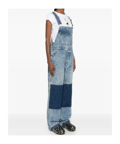 Co Fabric Jumpsuits In Blue