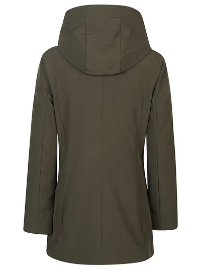 Woolrich Coat  Woman Color Green In Black