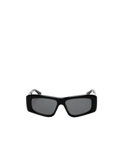 Chloé Logo Square Sunglasses In Black