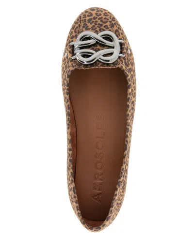 Aerosoles Big Bet Ballet Flat In Brown