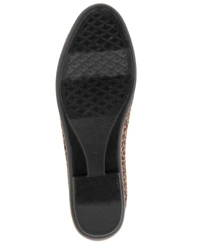 Aerosoles Big Bet Ballet Flat In Brown