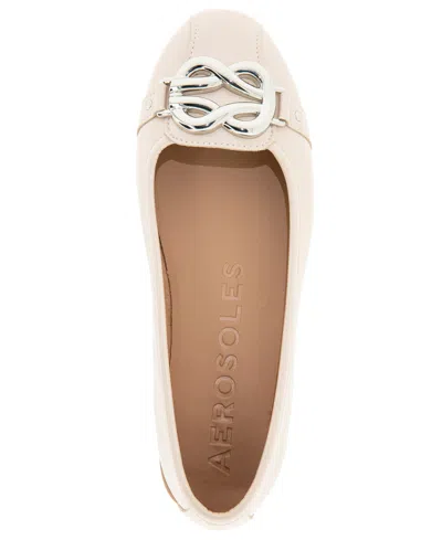 Aerosoles Big Bet Ballet Flat In Neutral