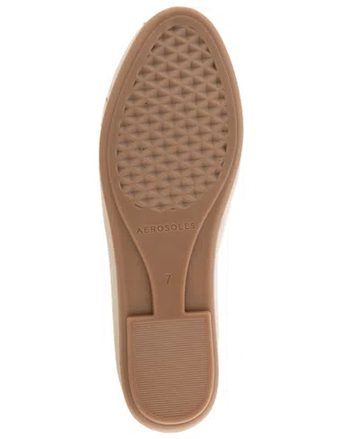 Aerosoles Big Bet Ballet Flat In Neutral