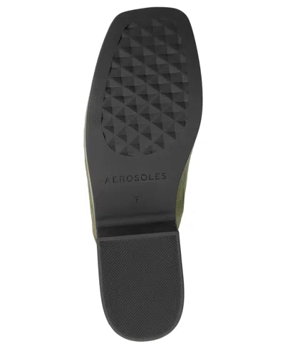 Aerosoles Women's Chata Shearling Clog In Green