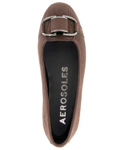 Aerosoles Bentley Ballet Flat In Brown