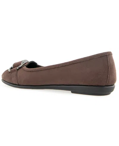 Aerosoles Bentley Ballet Flat In Brown