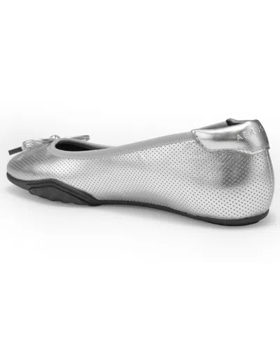 Aerosoles Onyx Ballet Loafer In Silver