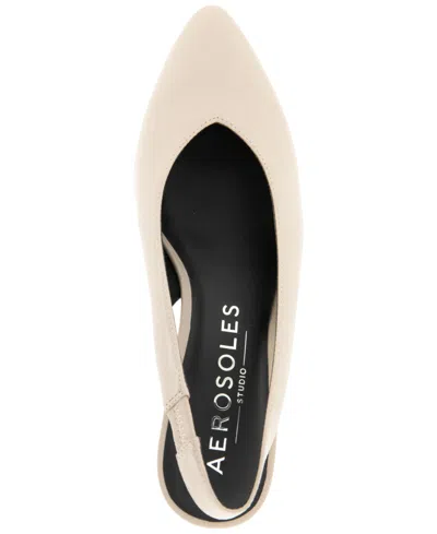 Aerosoles Women's Carmenza Slingback Pump In White
