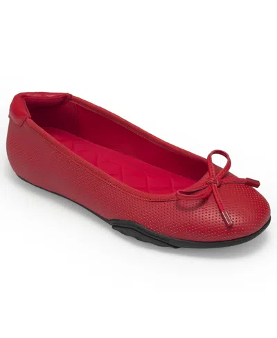 Aerosoles Onyx Ballet Loafer In Red