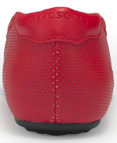 Aerosoles Onyx Ballet Loafer In Red