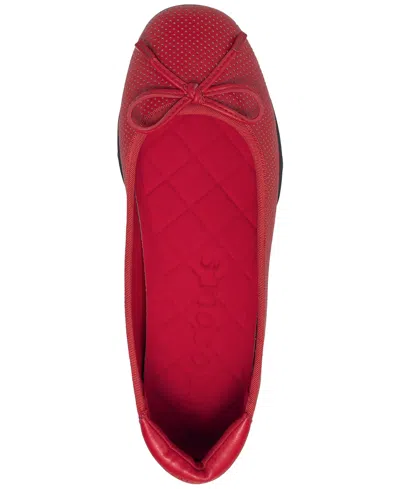 Aerosoles Onyx Ballet Loafer In Red