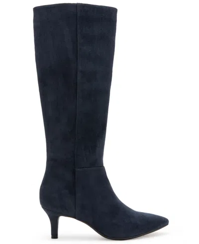 Aerosoles Women's Epic Kitten Heel Tall Boot In Blue