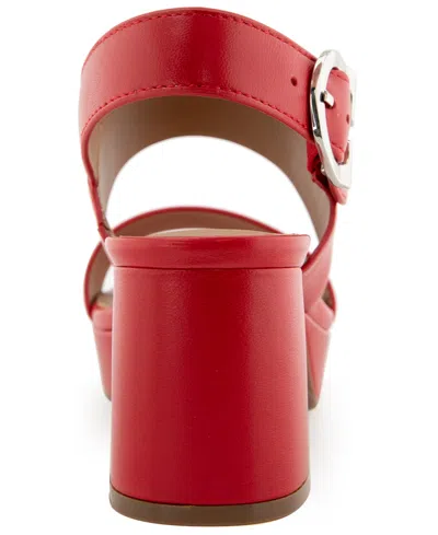 Aerosoles Prym Slingback Platform Sandal In Red