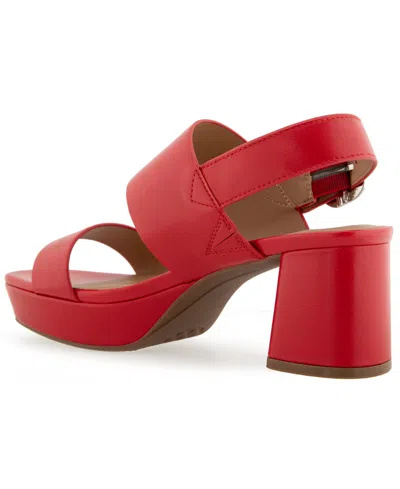 Aerosoles Prym Slingback Platform Sandal In Red