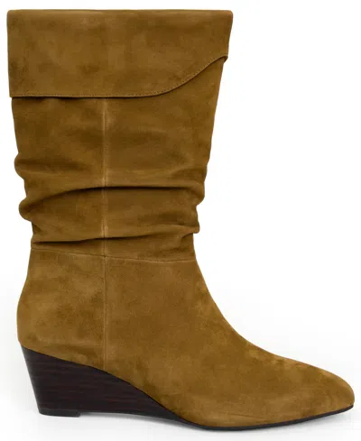Aerosoles Carmela Wedge Bootie In Brown