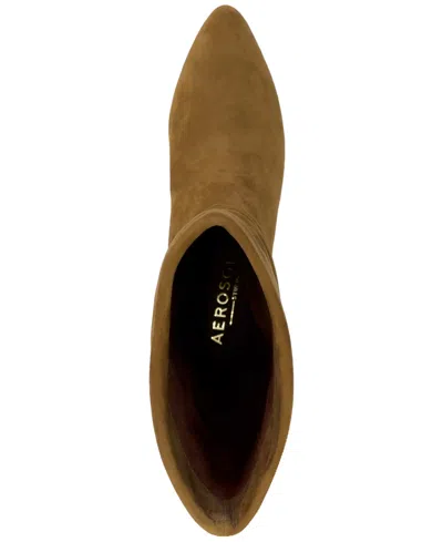 Aerosoles Carmela Wedge Bootie In Brown