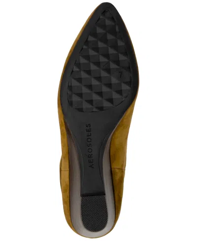 Aerosoles Carmela Wedge Bootie In Brown