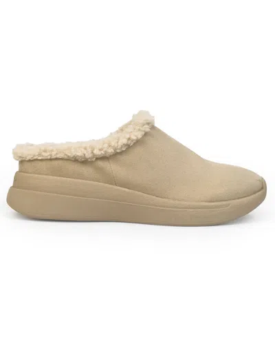 Aerosoles Flory Faux Shearling Slipper In Neutral