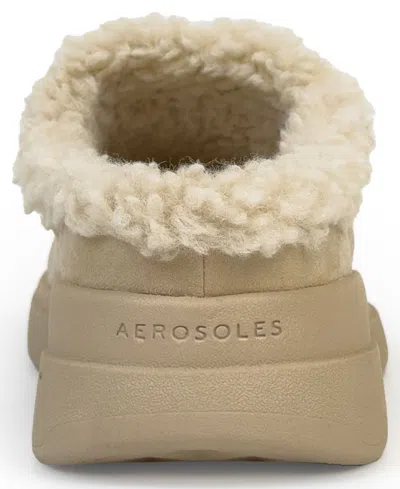 Aerosoles Flory Faux Shearling Slipper In Neutral
