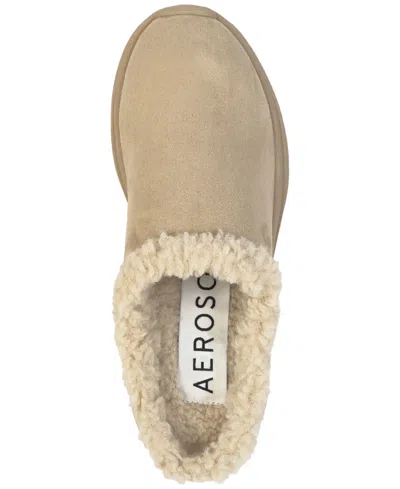 Aerosoles Flory Faux Shearling Slipper In Neutral