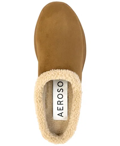 Aerosoles Flory Faux Shearling Slipper In Brown