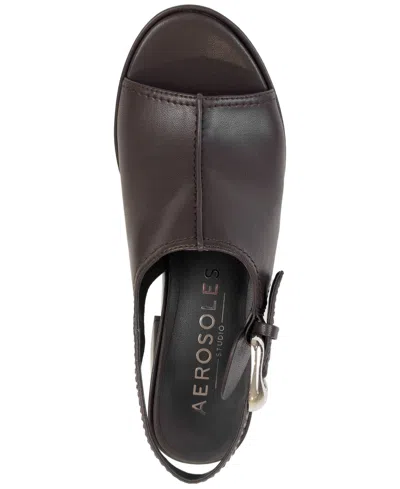 Aerosoles Zella Platform Sandal In Brown