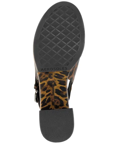 Aerosoles Zella Platform Sandal In Animal Print