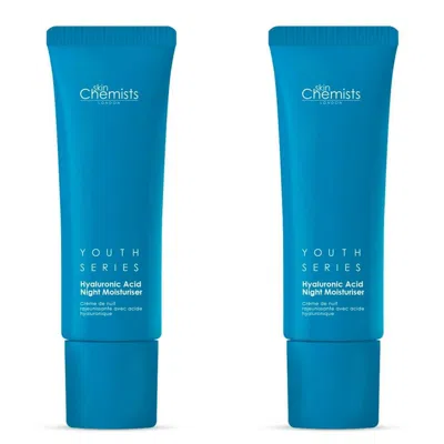 Skinchemists Youth Series 1% Hyaluronic Acid Night Moisturizer - 2 Ct In Transparent