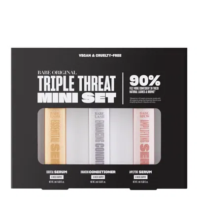 Babe Original Triple Threat Mini Set In Transparent