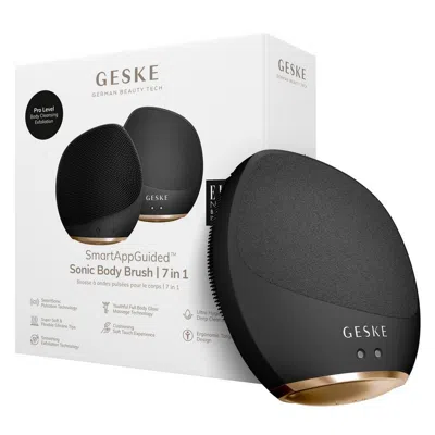 Geske Smartappguided Sonic Body Brush & Intensive Exfoliator | 7 In 1 - Gray In Gray