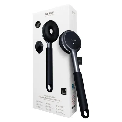 Geske Smartappguided Sonic Led Full-body Brush & Intensive Exfoliator | 9 In 1 - Black In Black