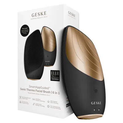 Geske Smartappguided Sonic Thermo Facial Brush 6 In 1 In Gray
