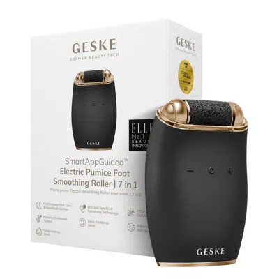 Geske Smartappguided Electric Pumice Foot Smoothing Roller | 7 In 1 - Gray In Black