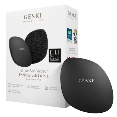 Geske Smartappguided Facial Brush | 4 In 1 - Gray In Black