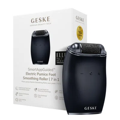 Geske Smartappguided Electric Pumice Foot Smoothing Roller | 7 In 1 - Black In Black