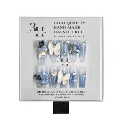 3h Nails Celestial Butterfly Handmade Press-on Nails - Small