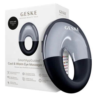 Geske Smartappguided Cool & Warm Eye Massager | 7 In 1 - Black In Black