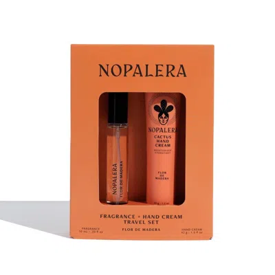 Nopalera Hand Cream + Travel Perfume Set - Flor De Madera In Multi