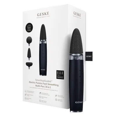 Geske Smartappguided Electric Pumice Foot Smoothing Multi-pen | 8 In 1 - Black In Black