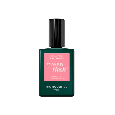 Manucurist Green Flash Led Gel Polish - Pink Paradise In Transparent