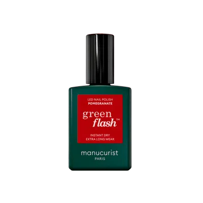 Manucurist Green Flash Led Gel Polish In Red