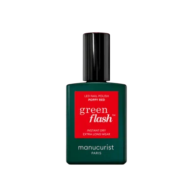 Manucurist Green Flash Led Gel Polish In Red