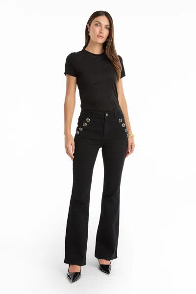 The Noli Shop Allegra Rose Jean In Black